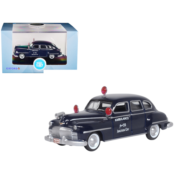 Oxford Diecast 1946 DeSoto Suburban Ambulance HO Scale
