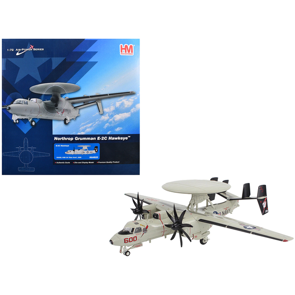 Hobby Master E-2C Hawkeye VAW-124 Bear Aces (13.25" WS)