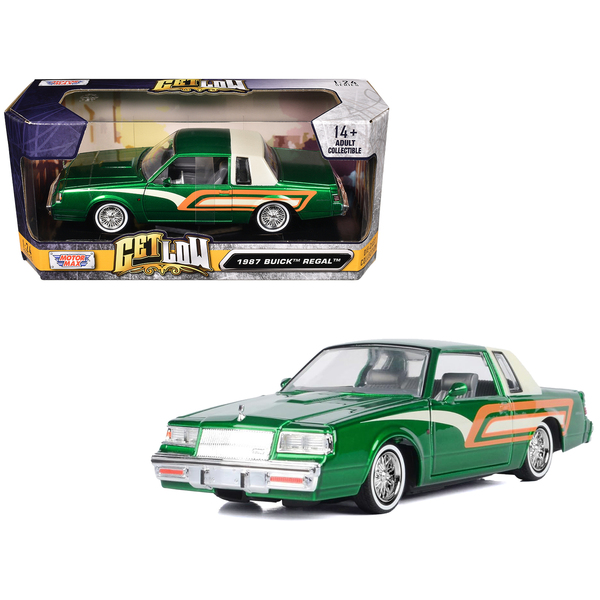 Motormax 1987 Buick Regal Turbo 1/24 Scale - Green Metallic