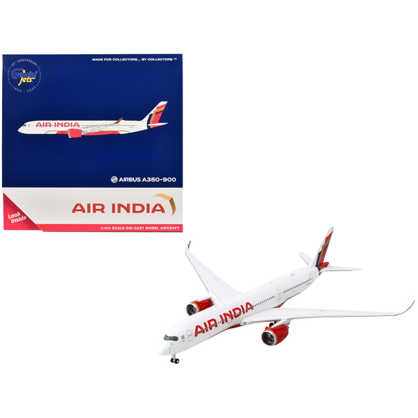 GeminiJets Air India Airbus A350-900 1/400 Diecast Model
