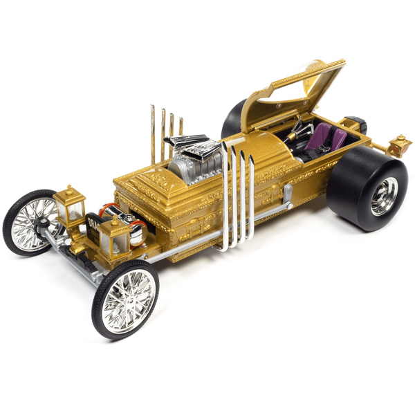 Autoworld George Barris Drag-u-la Gold 1/18 Scale Diecast
