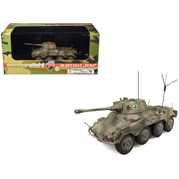Panzerstahl 1/72 Sd.Kfz. 234/2 Puma Armored Vehicle