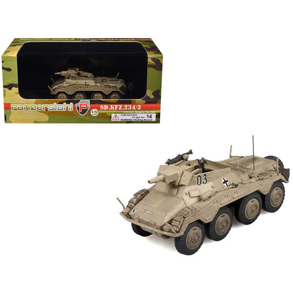 Panzerstahl 1/72 Sd.Kfz. 234/3: Hungarian Armored Vehicle