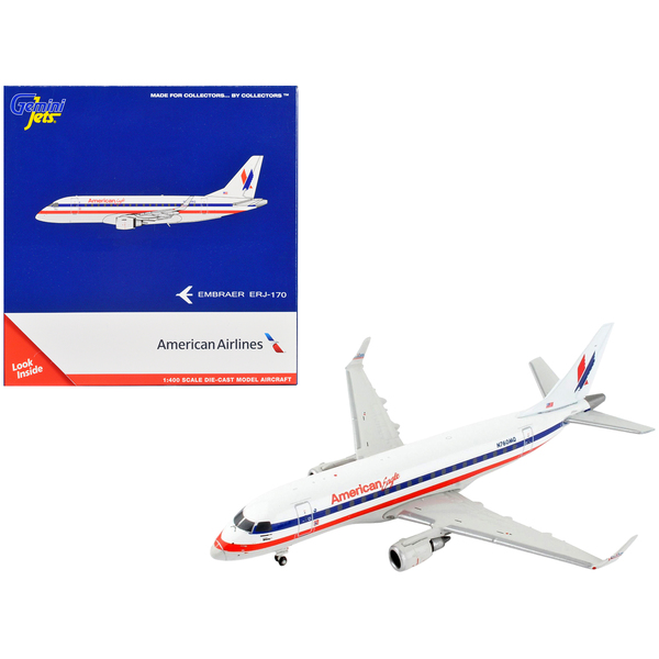 GeminiJets American Eagle ERJ-170 1/400 Diecast Model