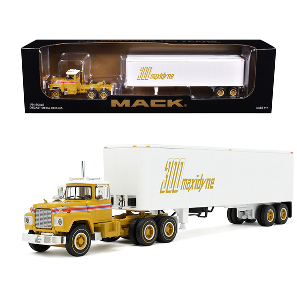 First Gear Mack R-Model Day Cab & Trailer 1/64 Diecast