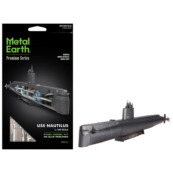 Metal Earth USS Nautilus SSN-571 Steel Model Kit (Challenging)