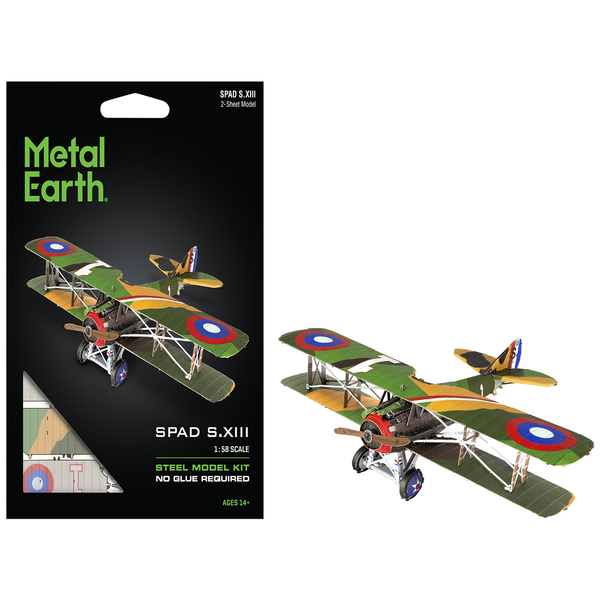 Metal Earth SPAD S.XIII WWI Fighter 4.25" Model Kit