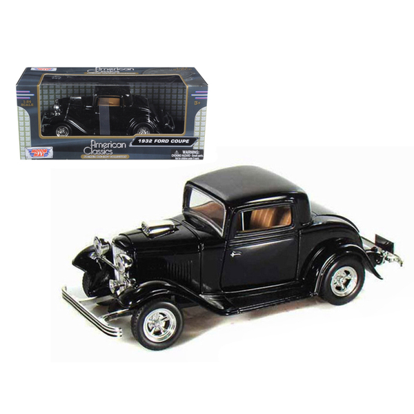 Motormax 1932 Ford Coupe: Classic Black Diecast Model