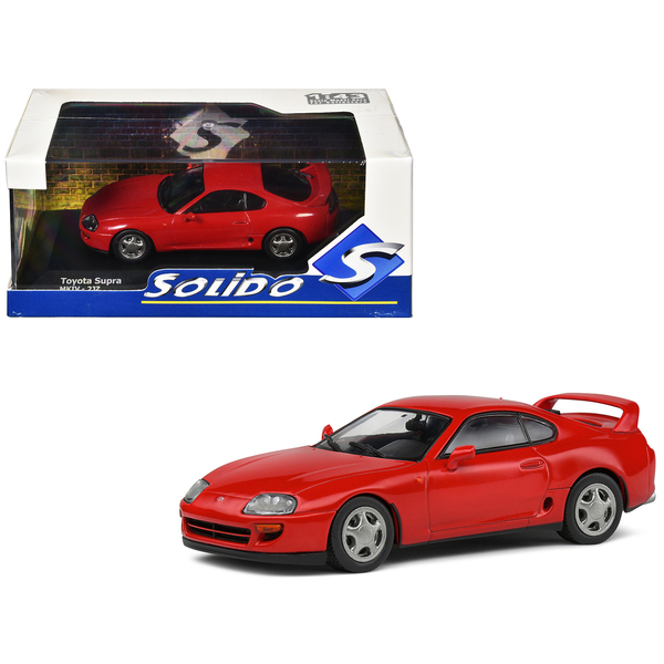 Solido Red Toyota Supra Mk.4 1/43 Scale Model