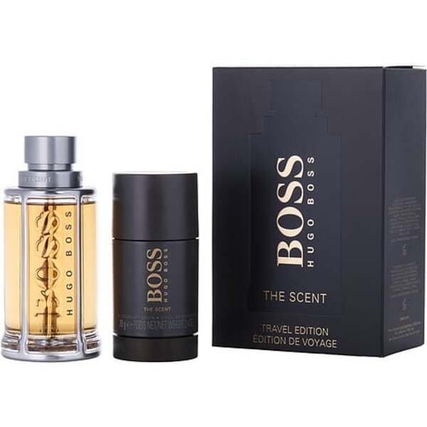 Boss The Scent: Eau de Toilette 3.3oz Spray & 2.4oz Deodorant Stick Set for Men