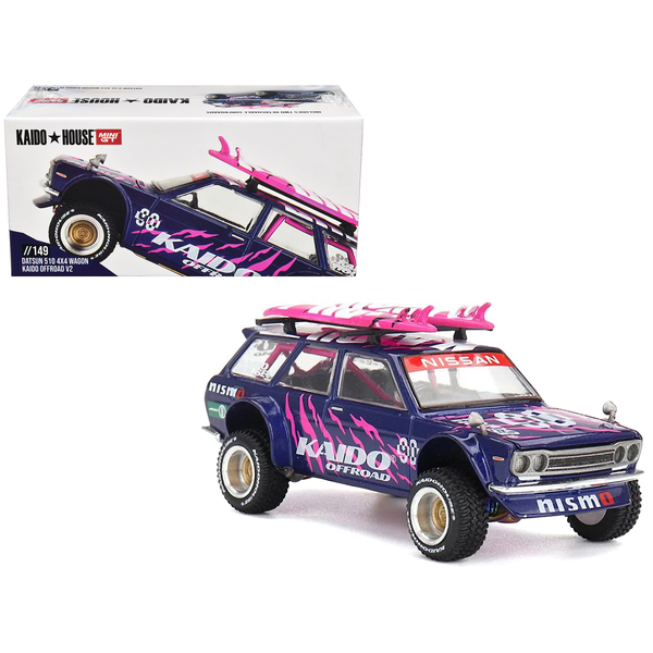 Mini GT Kaido House Datsun 510 Wagon 4x4 "Offroad V2" 1/64