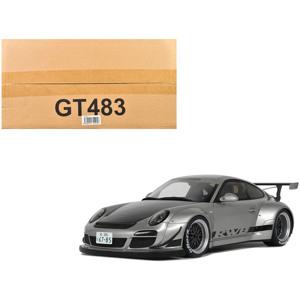 GT Spirit Porsche 911 RWB Abu 1/18 Silver Metallic Resin Model