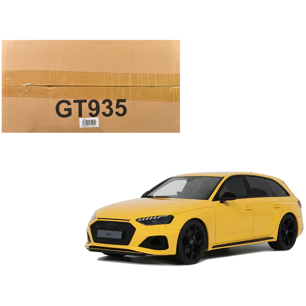 GT Spirit Audi RS 4 "25th Anniversary" Yellow 1/18 Resin Model