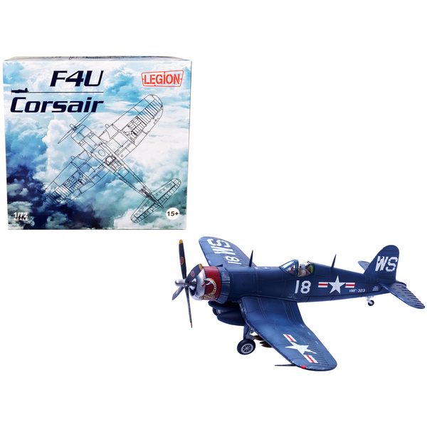 Legion 1/72 Vought F4U-4 Corsair Death Rattlers Model