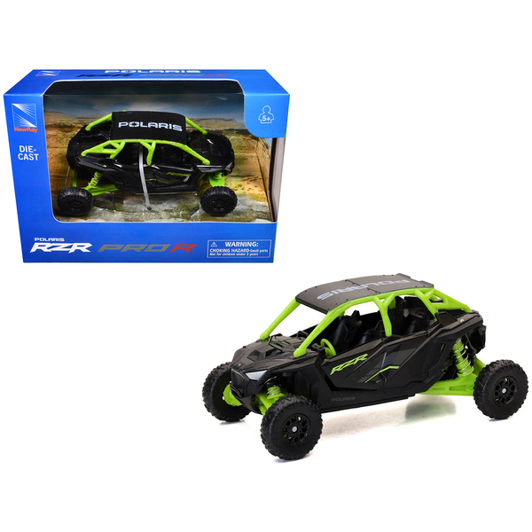 New Ray Polaris RZR Pro R UTV - Black & Lime Green (5.5 inch)