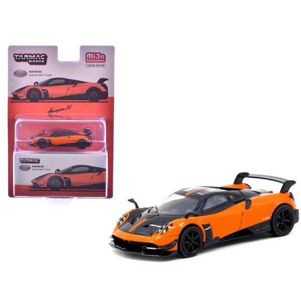 Tarmac Works 1/64 Pagani Huayra BC Arancio Saint Tropez Diecast