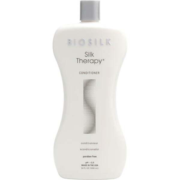 Biosilk Silk Therapy Conditioner - 34 oz - Unleash Your Hair's Natural Shine