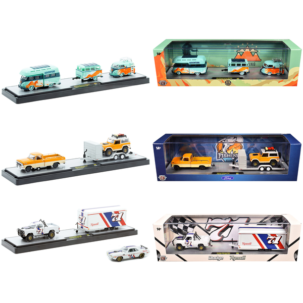 M2 Machines Auto Haulers Release 85: 3-Truck Diecast Set