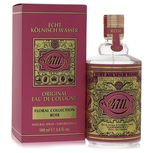 4711 Floral Collection Rose Eau de Cologne 3.4 oz - A Breath of Freshness