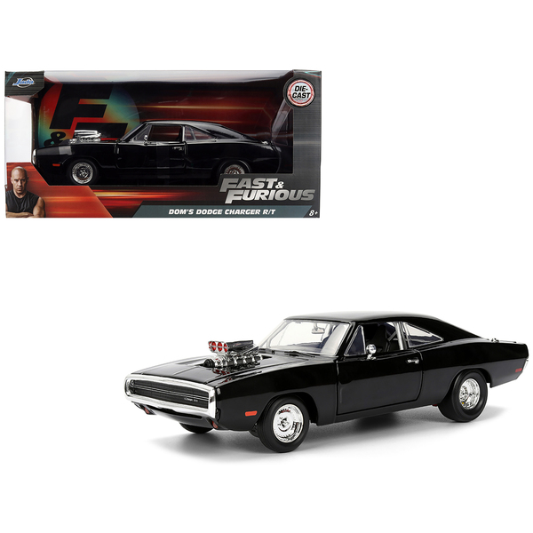 Jada Dom's 1970 Charger R/T: F9 Diecast (Black)