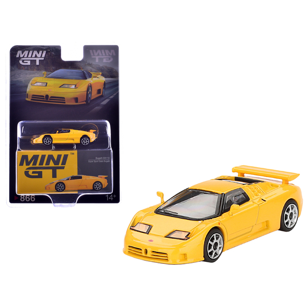 Mini GT Bugatti EB110 Super Sport Yellow