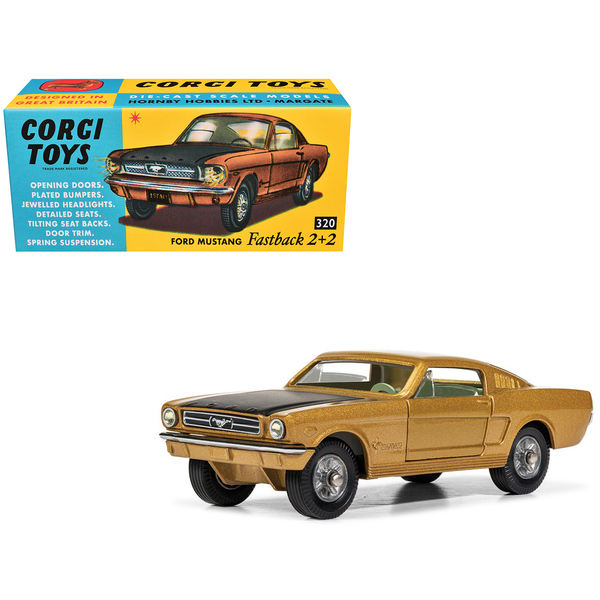 Corgi Ford Mustang Fastback 2+2 Gold/Black