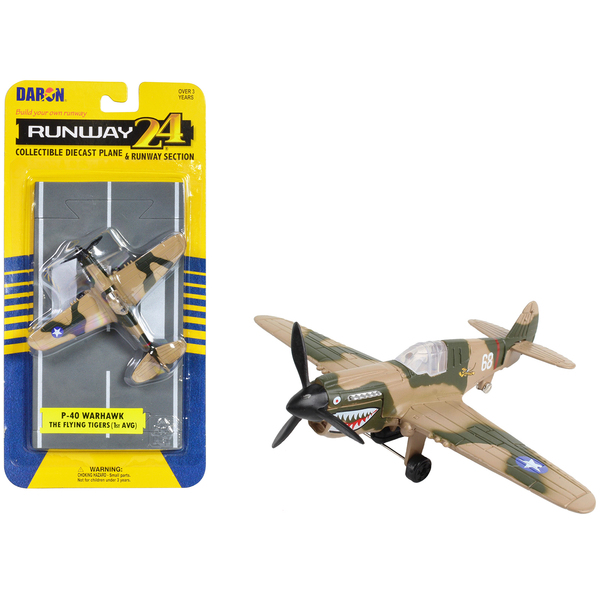 Runway24 Curtiss P-40 Warhawk "Flying Tigers" Diecast