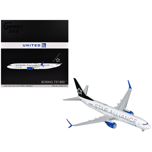 GeminiJets United Star Alliance 737-800 1/200 Scale Model