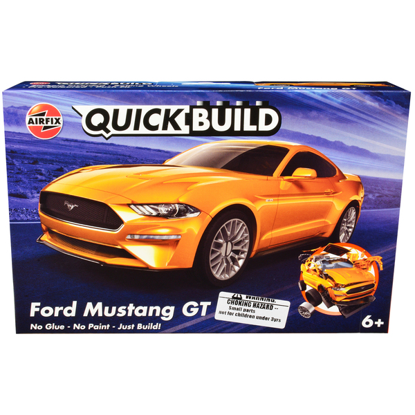 Airfix Quickbuild Orange Mustang GT Snap-Together Model