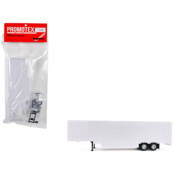 Promotex HO 48ft Moving Van Trailer - Light Gray