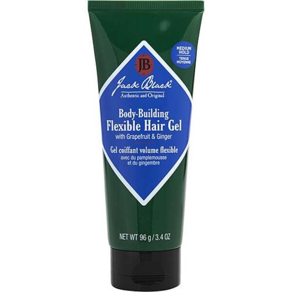 Jack Black Body-Building Hair Gel - 3.4oz - Maximum Hold, Natural Shine