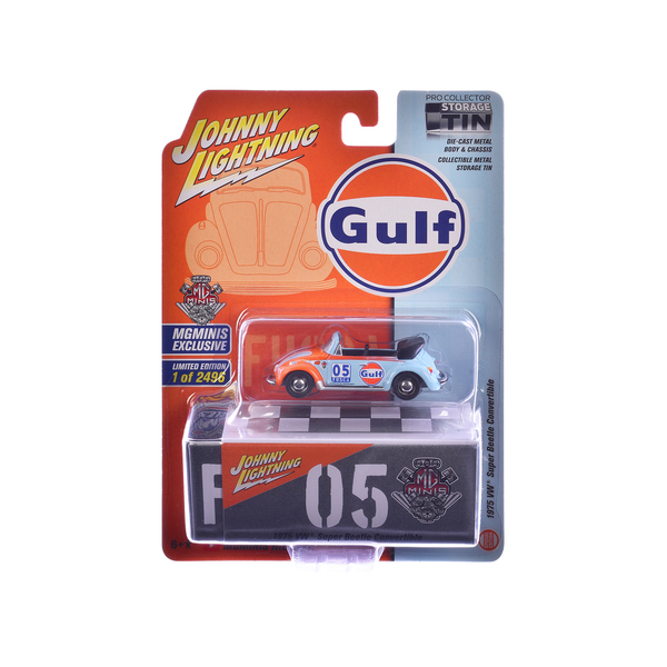 Johnny Lightning '75 VW Beetle Convertible Gulf Livery 1/64