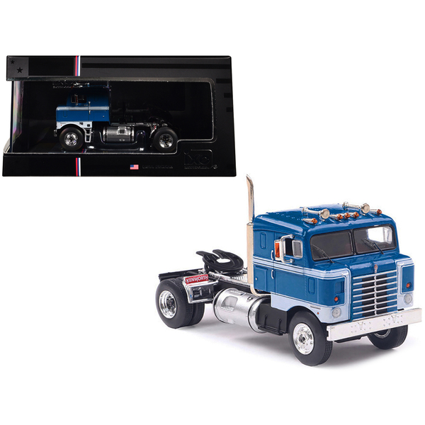 Ixo 1950 Kenworth Bullnose Truck Tractor Blue/White 1/64 Diecast