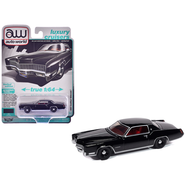 Auto World 1/64 1967 Cadillac Eldorado - Sable Black