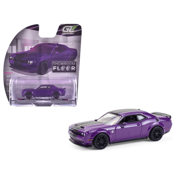 Greenlight 1/64 Plum Crazy Dodge Challenger SRT