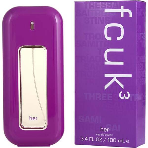 FCUK 3 Eau de Toilette Spray - 3.4 oz - Women's Fragrance