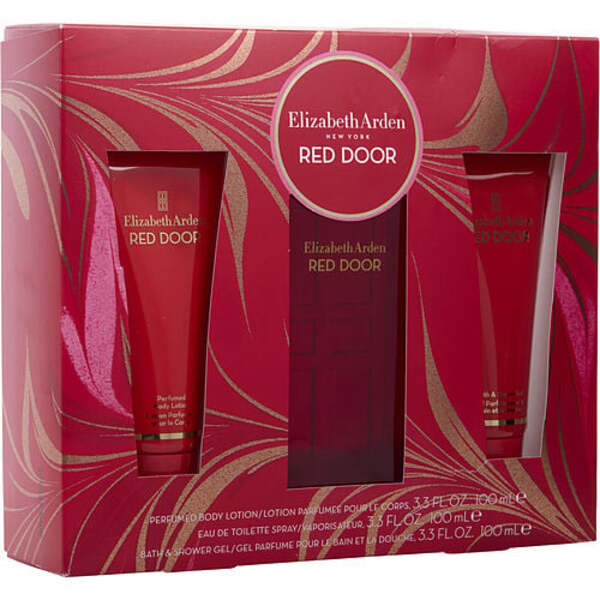 Red Door: Fragrance Set - Eau de Toilette, Body Lotion & Shower Gel (3.3 oz Each)