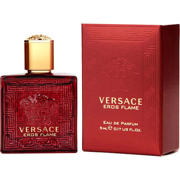 Versace Eros Flame - Pocket Powerhouse: Eau De Parfum Mini - 0.17 oz (5ml)
