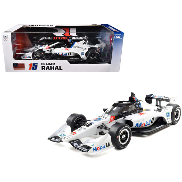 Ixo Dallara IndyCar #15 Rahal 1/18 Diecast - Mobil 1 Power