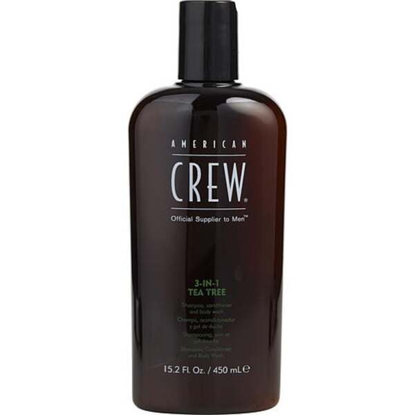 American Crew Tea Tree 3-in-1: Shampoo, Conditioner, and Body Wash - 15.2 fl oz for Men