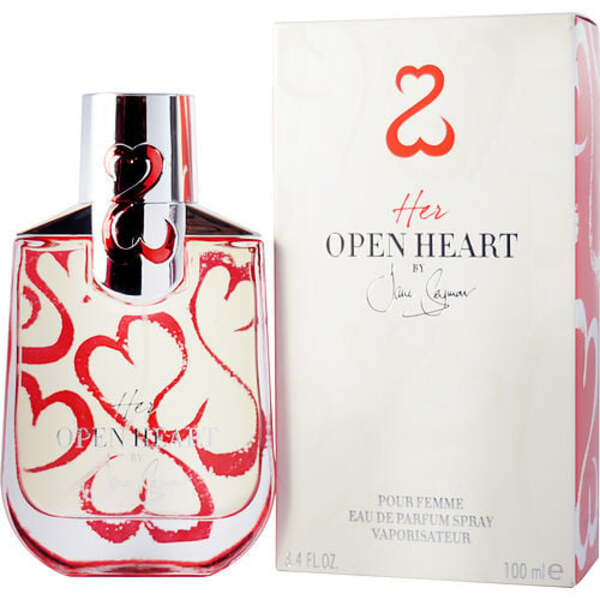 Her Open Heart Eau De Parfum 3.4 fl oz & Travel Jewelry Roll Set