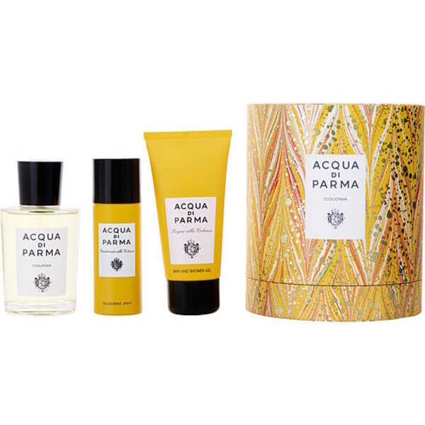 Acqua Di Parma Colonia: Cologne 3.4 Oz, Deodorant 1.7 Oz, Shower Gel 2.5 Oz - Men's Grooming Set