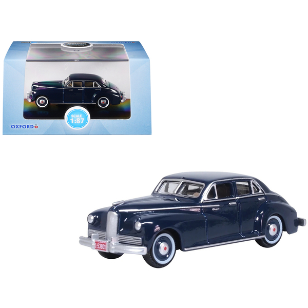 Oxford Diecast 1942 Packard Clipper Touring Sedan 1/87 Blue