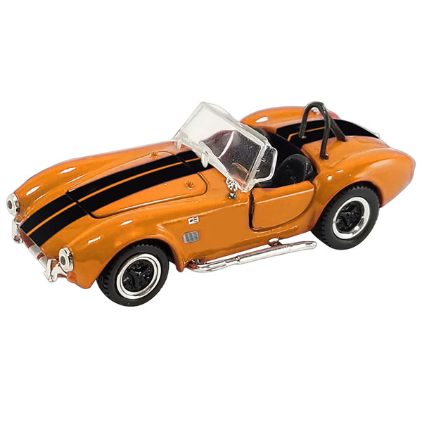 Acme Shelby Cobra 427 S/C Orange Black Stripes 1/64 Diecast
