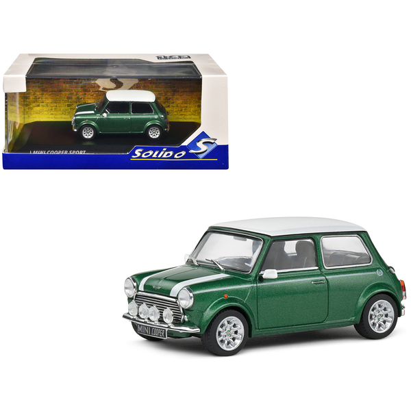 Solido 1/43 Mini Cooper Sport British Racing Green Model