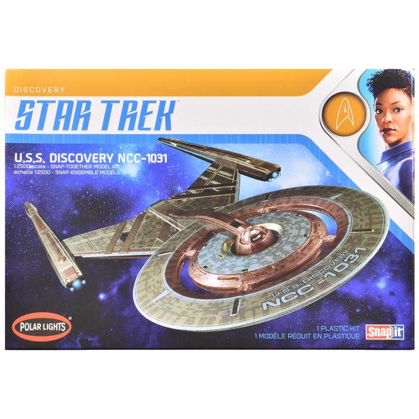 Polar Lights U.S.S. Discovery NCC-1031 Snap Kit 12-in