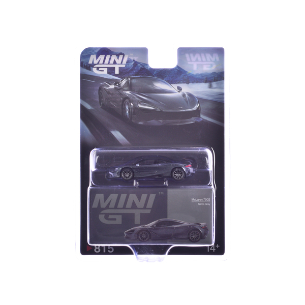 Mini GT McLaren 750S Saros Gray Diecast Model