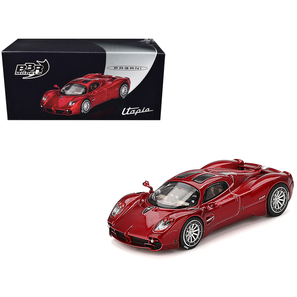 BBR Pagani Utopia Dubai Red 1/64 Diecast Model Car