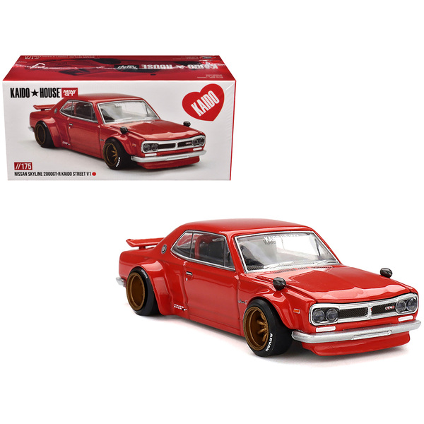 Mini GT Kaido House Nissan Skyline "Kaido Street V1" Red