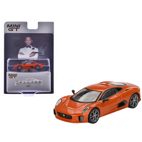 Mini GT Jaguar C-X75 Orange Metallic 007 Spectre